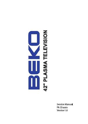 Сервисная инструкция Beko 42-PLASMA-TV ― Manual-Shop.ru