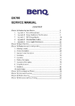 Service manual Benq CX760 ― Manual-Shop.ru