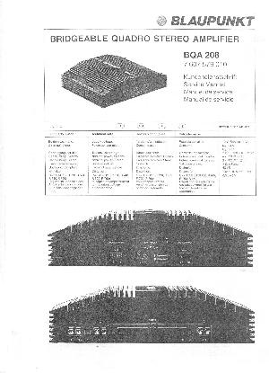 Service manual Blaupunkt BQA-208 ― Manual-Shop.ru