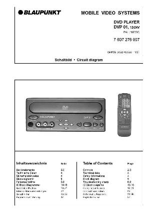 Сервисная инструкция Blaupunkt DVP-01 ― Manual-Shop.ru