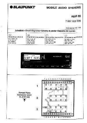 Сервисная инструкция Blaupunkt RDR-05 ― Manual-Shop.ru