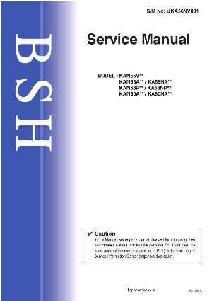 Сервисная инструкция Bosch KAN-56V, KAN-58A, KAN-60A ― Manual-Shop.ru