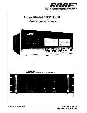 Service manual Bose 1800, 1801 ― Manual-Shop.ru