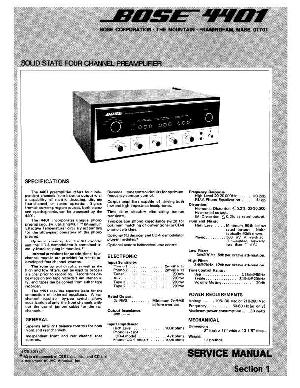 Сервисная инструкция Bose 4401 ― Manual-Shop.ru