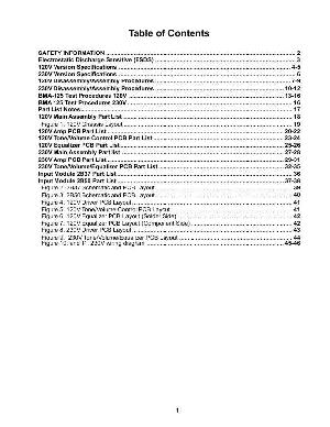 Service manual Bose BMA-125 ― Manual-Shop.ru