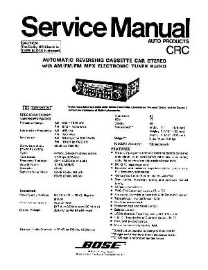 Service manual Bose CRC ― Manual-Shop.ru