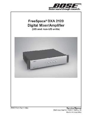 Service manual Bose FREESPACE DXA2120 ― Manual-Shop.ru
