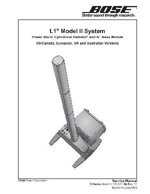 Service manual Bose L1-MODEL-II ― Manual-Shop.ru