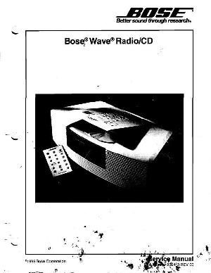 Сервисная инструкция Bose WAVE-RADIO-CD ― Manual-Shop.ru