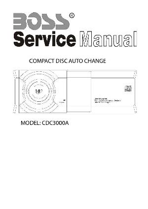 Service manual Boss CDC3000A ― Manual-Shop.ru