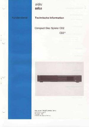 Service manual Braun CD2, DE ― Manual-Shop.ru