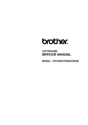 Service manual Brother CP1800, CP2000, CB200 ― Manual-Shop.ru