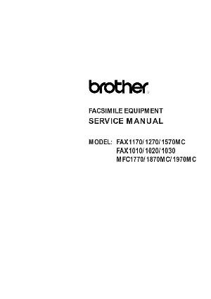 Сервисная инструкция Brother Fax 1010, 1020, 1030, MFC-1970mc Каталог запчастей для устройства ― Manual-Shop.ru
