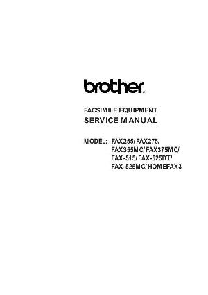 Service manual Brother Fax 255, 275, 355, 375, 515, 525, Home Fax 3 ― Manual-Shop.ru