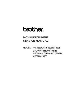 Service manual Brother Fax 3550, 3650, 8000p, 8200p, MFC-4450, 4550 Plus, 6550m ― Manual-Shop.ru