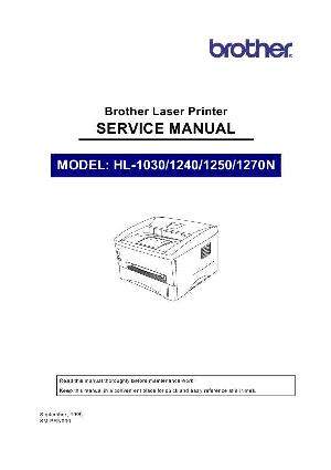Service manual Brother HL-1030, 1240, 1250, 1270n ― Manual-Shop.ru