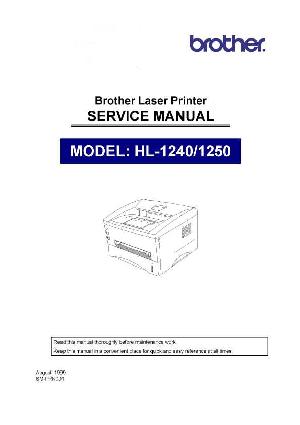 Service manual Brother HL-1240_1250 ― Manual-Shop.ru