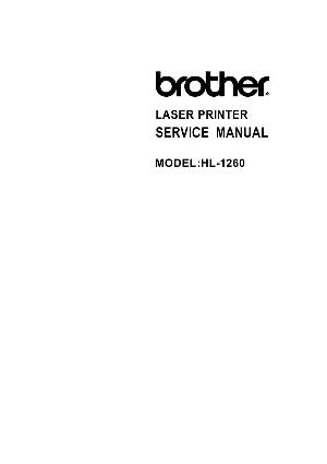 Service manual Brother HL-1260e, 1660 ― Manual-Shop.ru