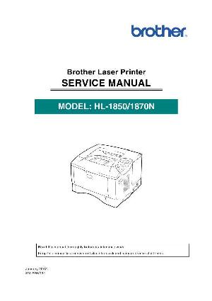 Service manual Brother HL-1850, 1870n ― Manual-Shop.ru