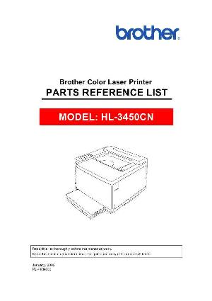 Service manual Brother HL-3450cn Каталог запчастей для устройства ― Manual-Shop.ru