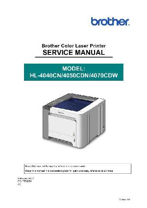 Сервисная инструкция Brother HL-4040CN, HL-4050CDN, HL-4070CDW ― Manual-Shop.ru