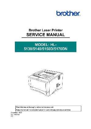Service manual Brother HL-5130, HL-5140, HL-5150D, HL-5170DN ― Manual-Shop.ru