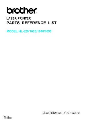 Service manual Brother Laser HL820 1020 1040 1050 ― Manual-Shop.ru