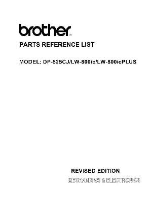 Service manual Brother inkjet 525cj 530cj 540cj 550cj lw800ic 810ic(bl) 840ic ― Manual-Shop.ru