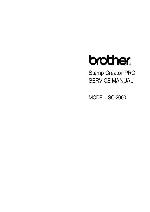 Сервисная инструкция Brother SC-2000