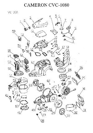 Сервисная инструкция Cameron CVC-1080 ― Manual-Shop.ru