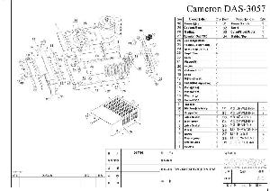 Сервисная инструкция Cameron DAS-3057 ― Manual-Shop.ru