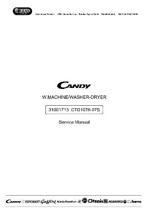 Service manual Candy CTD-1076-07S ― Manual-Shop.ru