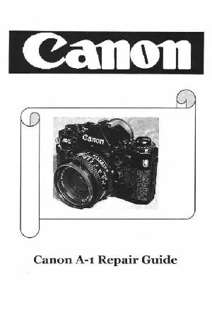 Сервисная инструкция Canon A-1 ― Manual-Shop.ru