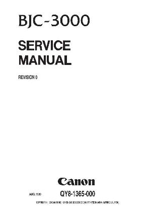 Сервисная инструкция Canon BJC-3000 ― Manual-Shop.ru
