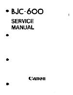 Сервисная инструкция Canon BJC-600