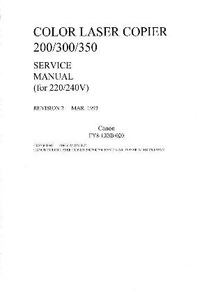 Сервисная инструкция Canon CLC-300 ― Manual-Shop.ru