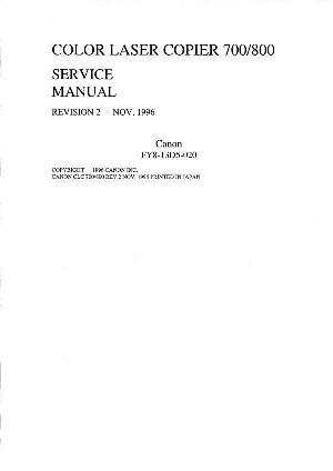 Service manual Canon CLC-700 ― Manual-Shop.ru