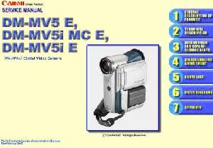 Сервисная инструкция Canon DM-MV5E, MV5IE, MV5IMCE ― Manual-Shop.ru