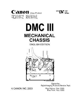 Сервисная инструкция Canon DMC-III, CHASSIS MINIDV ― Manual-Shop.ru