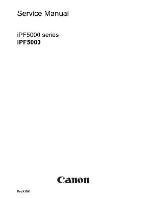 Сервисная инструкция Canon IPF5000 ― Manual-Shop.ru