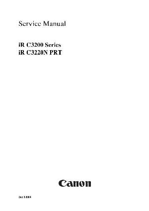 Сервисная инструкция CANON IRC3200, IRC3220, (SM, PT) ― Manual-Shop.ru