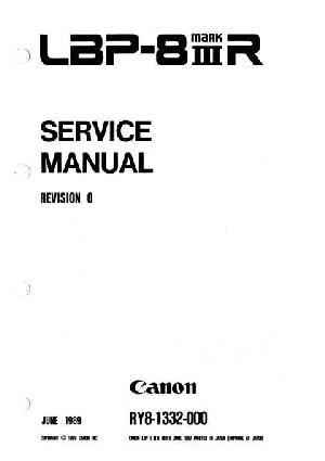 Сервисная инструкция Canon LBP-8IIIR SM PC ― Manual-Shop.ru