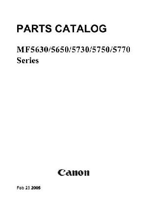 Сервисная инструкция Canon MF-5630 5650 5730 5750 5770 PC ― Manual-Shop.ru