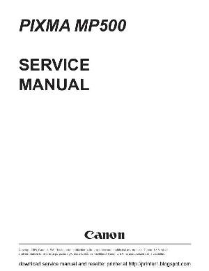 Service manual Canon MP-500 ― Manual-Shop.ru