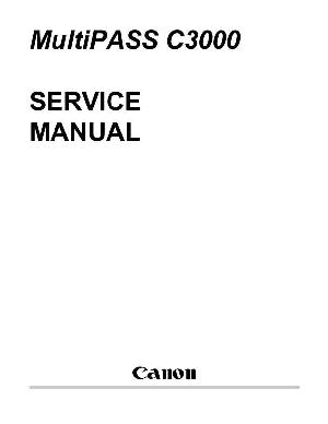Service manual Canon Multipass C3000 ― Manual-Shop.ru