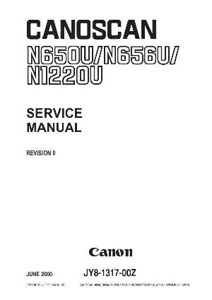 Сервисная инструкция Canon N-650U, N656U, N-1220U Canoscan  ― Manual-Shop.ru
