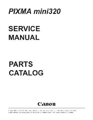 Service manual Canon Pixma MINI320 ― Manual-Shop.ru