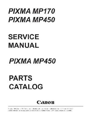 Сервисная инструкция Canon PIXMA MP170, MP450 ― Manual-Shop.ru