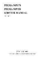 Service manual Canon Pixma MP170, MP450