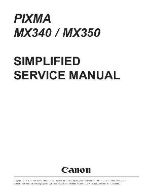 Service manual Canon Pixma MX340, MX350 ― Manual-Shop.ru